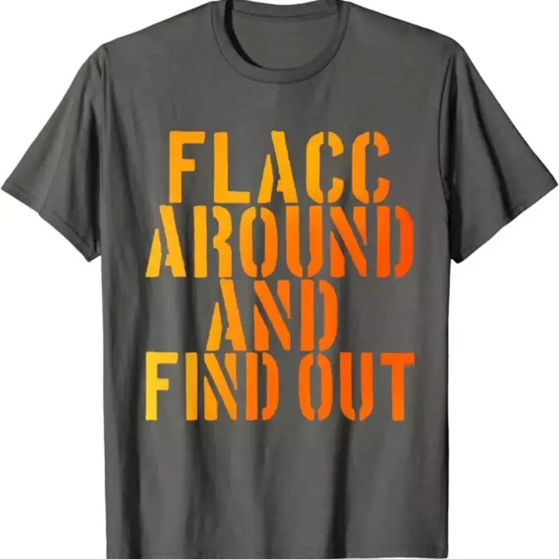 تي شيرت Flacc Round and Find it Out رائع ومضحك