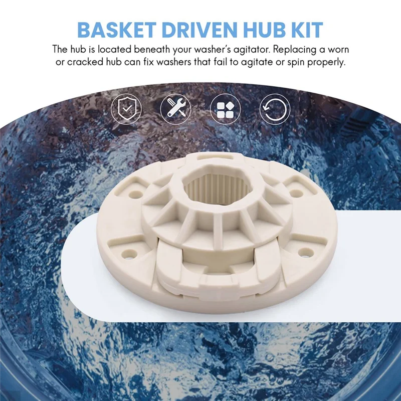 A83X-4X W10528947 Комплект ступицы с приводом корзины стиральной машины — замена стиральной машины Whirlpool