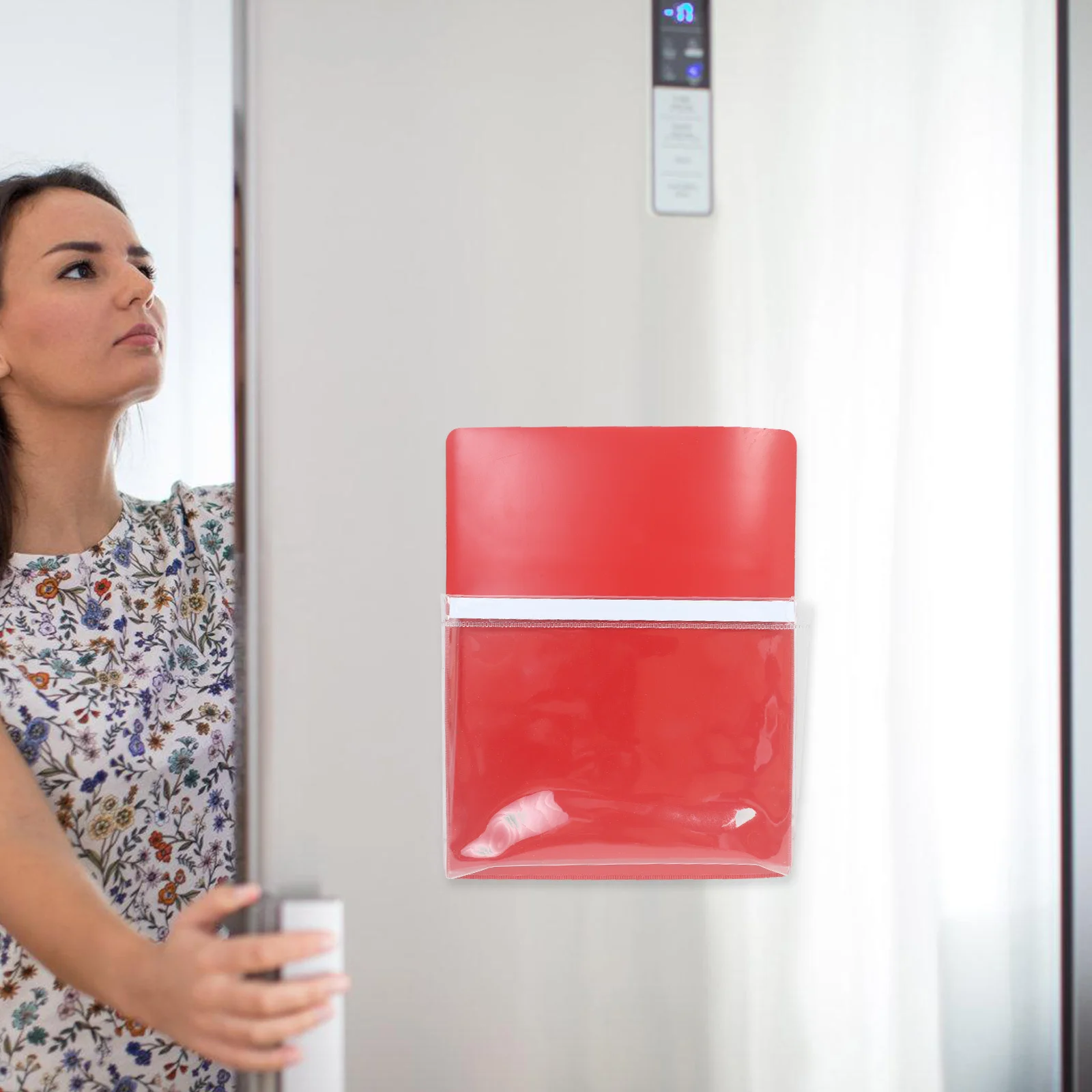 

5 шт., прозрачный магнитный держатель папки из ПВХ, многофункциональный магнитный карманный органайзер для холодильника, белой доски, офиса