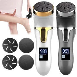 LED Electric Pedicure Foot Grinder Vacuum Cleaner Portable File Callus Remover Dead Skin Care Tools Trimmer Exfoliating Sander