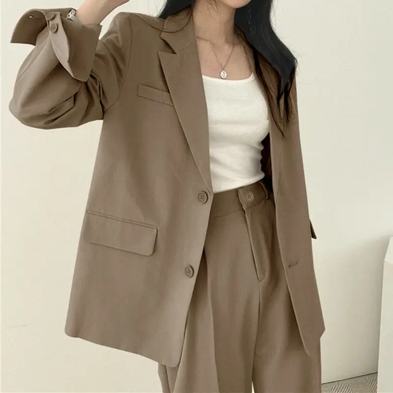 Suit Retro Slim Celebrity Fashion 2022 Spring and Autumn Women\'s Suit Korean Fashion Design Sense Commuter New Style