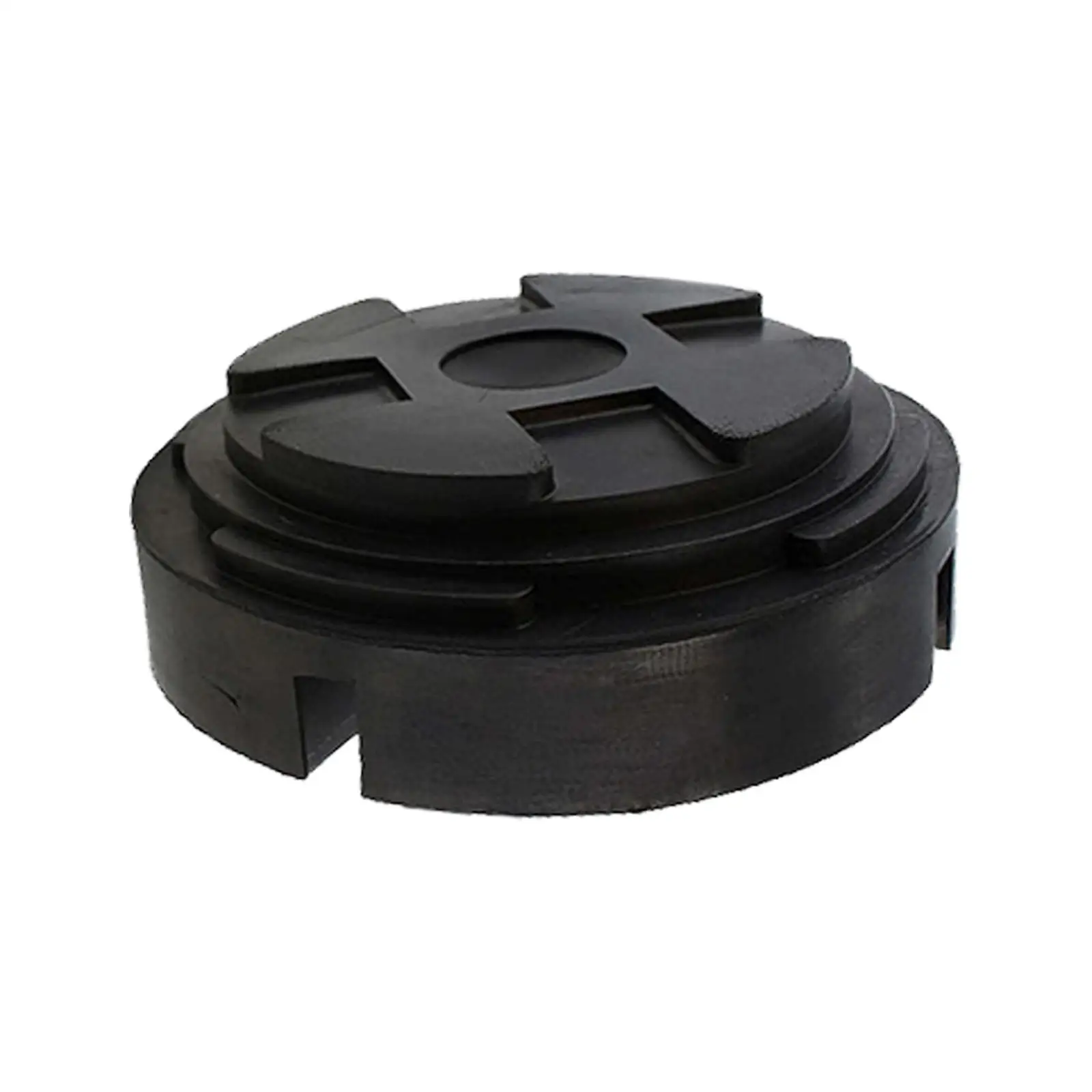 Car Lift Jack Rubber Pad Jack Point Support Pad Round Slotted Universal