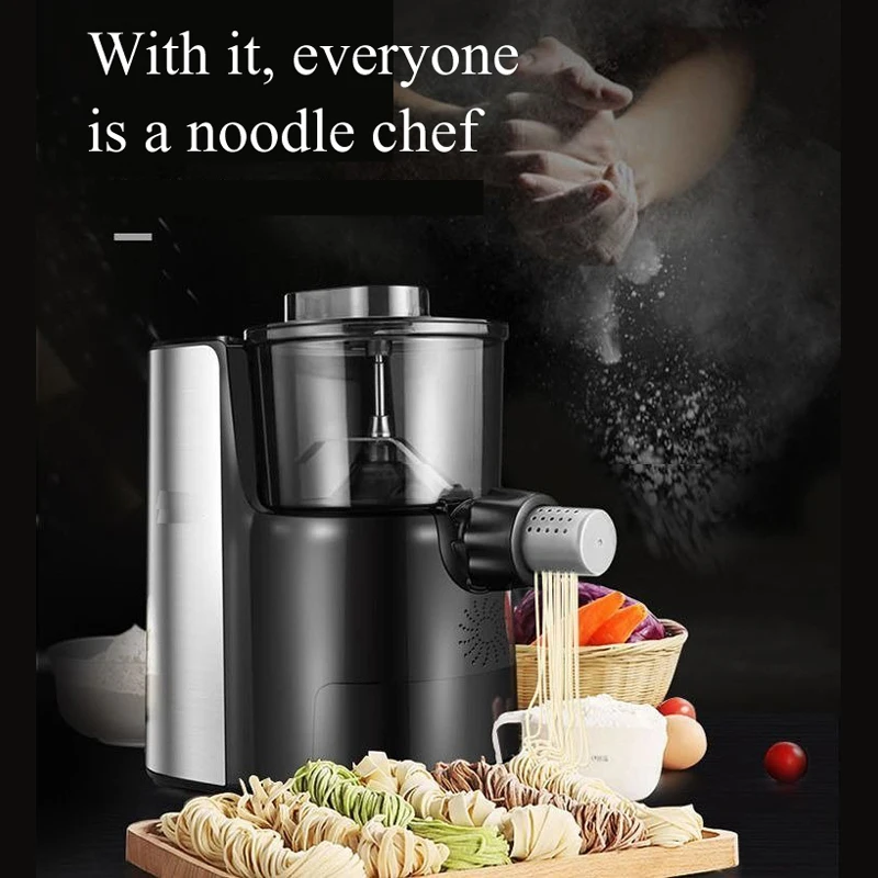 

Electric Dough Roller Sheeter Stainless Steel Noodle Dumpling Pasta Maker Making Machine With Changeable Roller And Blade