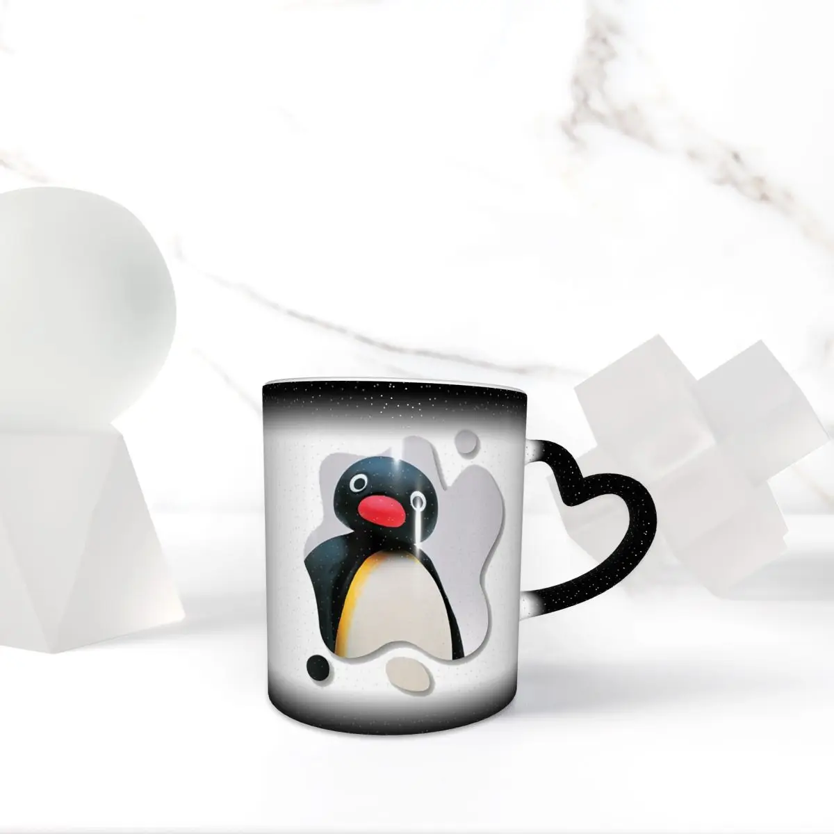 Pingu Pinga Penguin Tv Mug Funny Ceramic Coffee Cups Tea Mugs Milk Cup Drinkware Gift for Woman Man