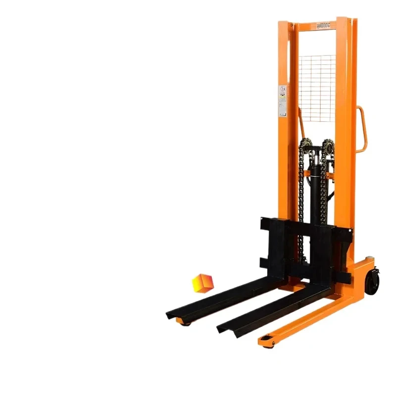 2 Ton Manual Hydraulic Pallet Truck Stacker Manual Forklift Use Factory Consite