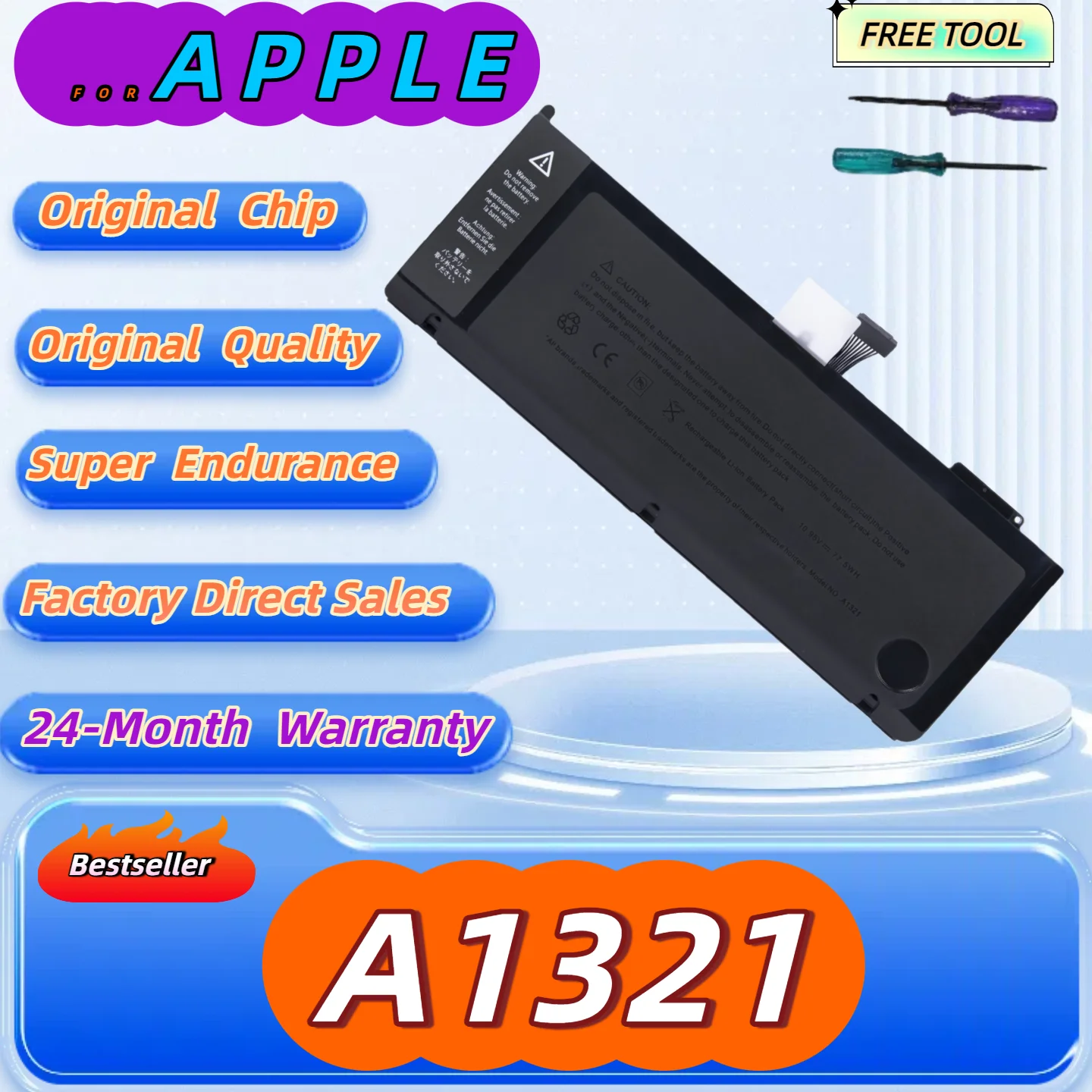 

A1321 для APPLE MacBook Pro 15 дюймов A1286 2009 2010 020-6380-A MC118LL/A MC372 MC371 MB985 MB986LL/A Бесплатный инструмент Гарантия 24 месяца