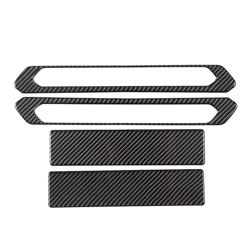 For BMW X3 G01 2018-2022 Soft Carbon Fiber Car Exterior Door Sill Protection Sticker Welcome Pedal Anti-scratch Accessories