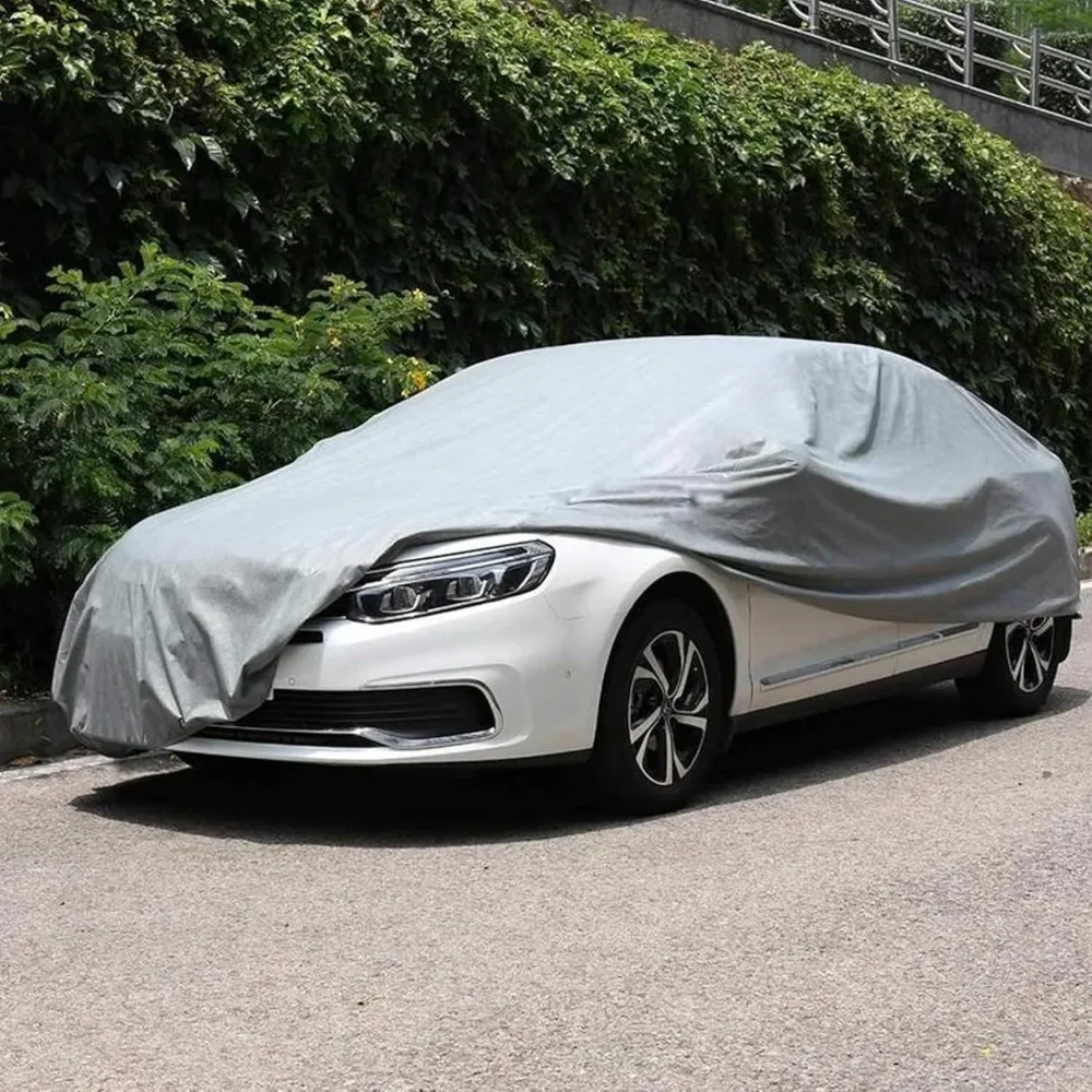 Autoabdeckung Wasserdicht Allwetter, Outdoor Vollständige Außenabdeckung für Automobile Limousine Schrägheck SUV Regen- und Sonnenschutz – Detail 9