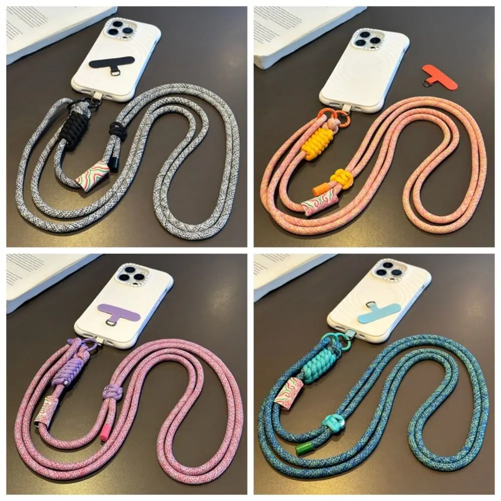 Adjustable Mobile Phone Straps Neck Rope Anti Loss Crossbody Lanyard Retro Style Dual-purpose Phone Hanging Rope Women Girls