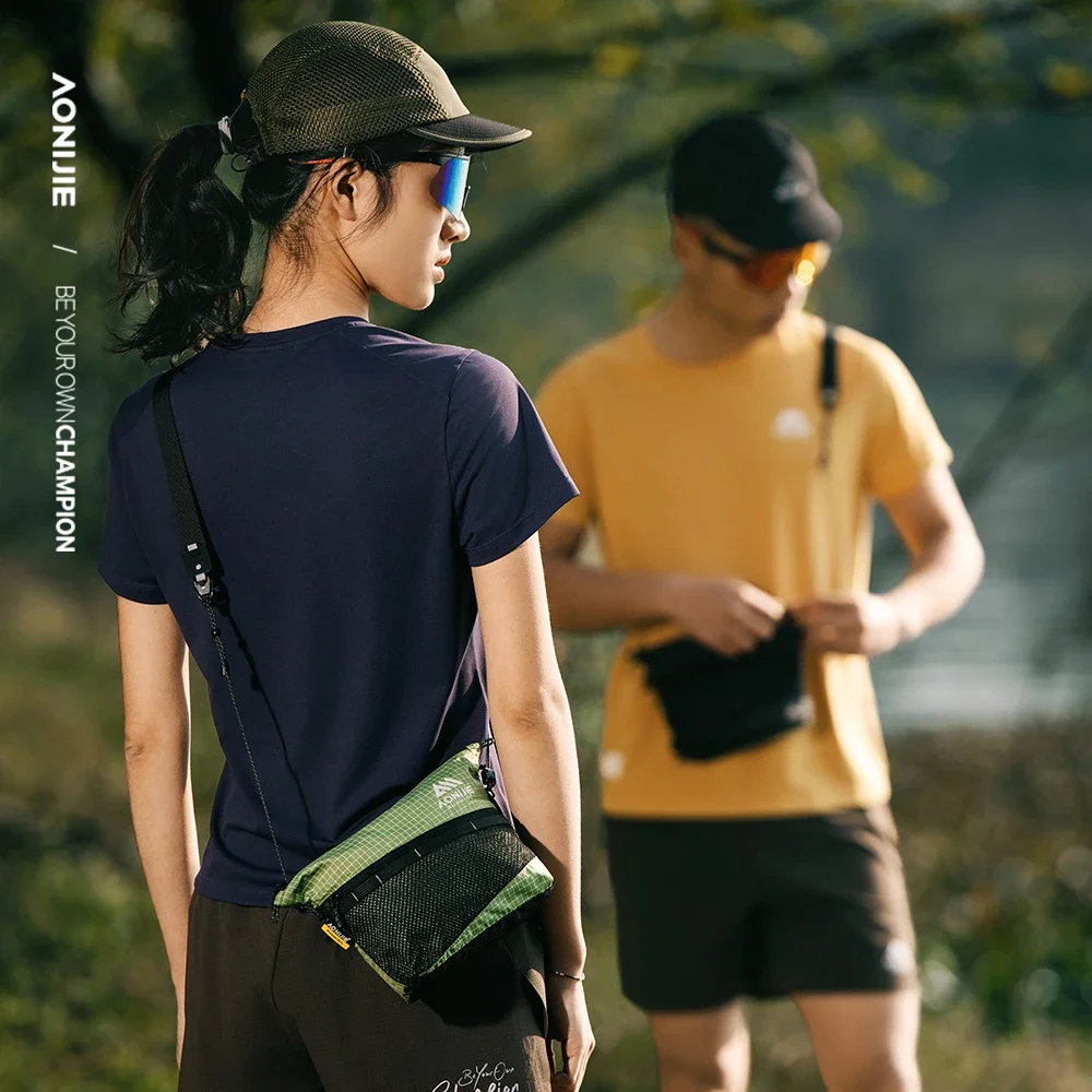 AONIJIE FH2503 Single Shoulder Bag Ultralight Portable Waterproof Outdoor Hiking Travel Chest Bag Durable Storage Leisure Bag