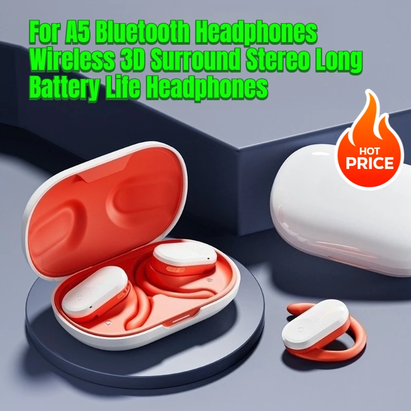 

For A5 Bluetooth Headphones Wireless 3D Surround Stereo Long Battery Life Headphones
