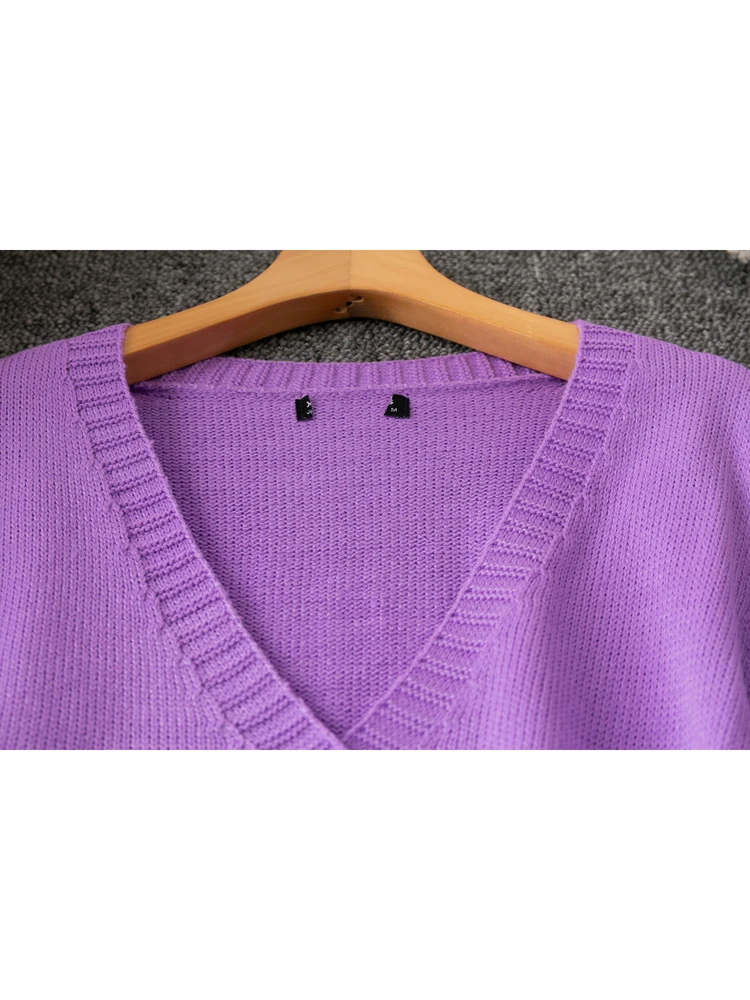 ربيع الخريف عادية Sle ort Sve طويل الخامسne المحملة زر سترة مشغولة من الصوف المرأة تخفيف الدفء Faion سترة #3