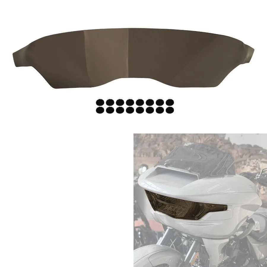 

Front Headlight Guard Cover Fit For Harley CVO Road Glide 2023-2025 FLTRX 24-25