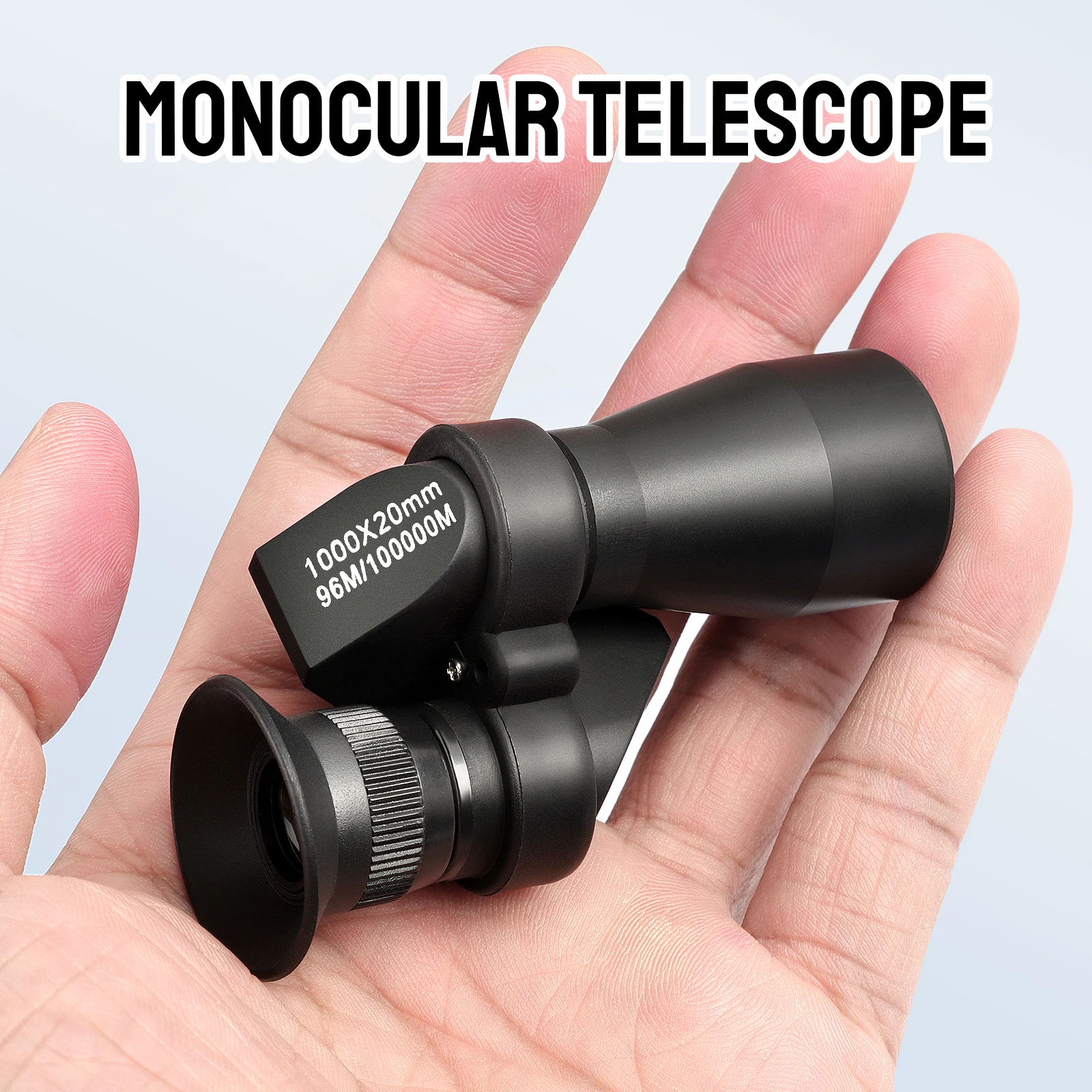 Portable HD Mini Pocket Monocular Telescope High Magnification Zoom Outdoor Fishing Telescope for Hunting Camping Mountaineering