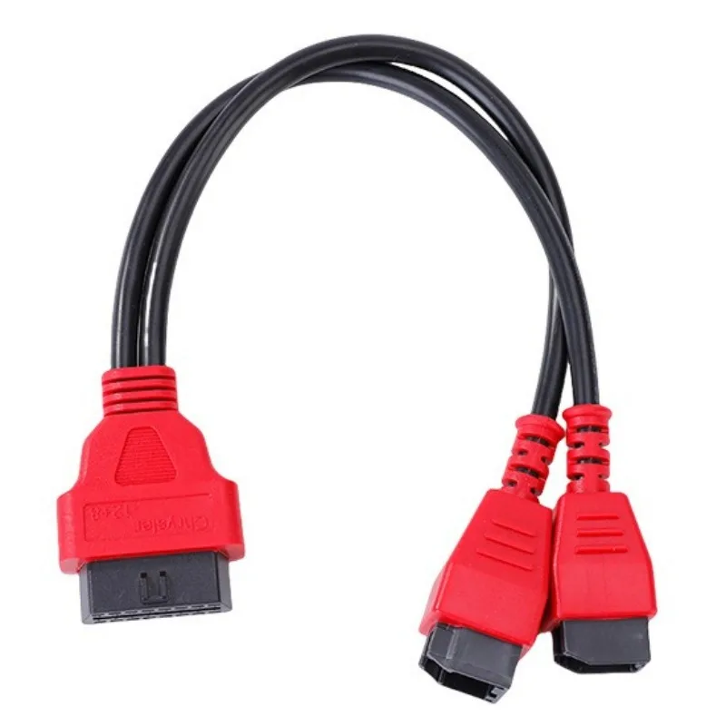 Female To for Autel 12+8 Pin OBD2 Extension Cable Adapter For Chrysler Diagnostic Adapter Cable OBD2 Diagnostic Tools Car Fault