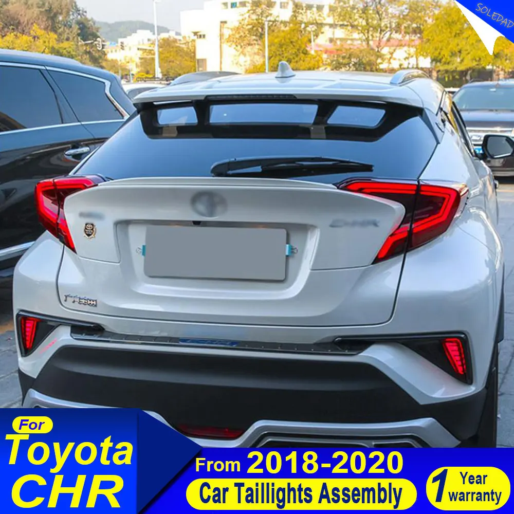

Car Taillights For Toyota C-HR CHR 2017 2018 2019 2020 2021 2022 2023 Led Tail Lights Rear Lamp DRL Brake Park Signal lamp