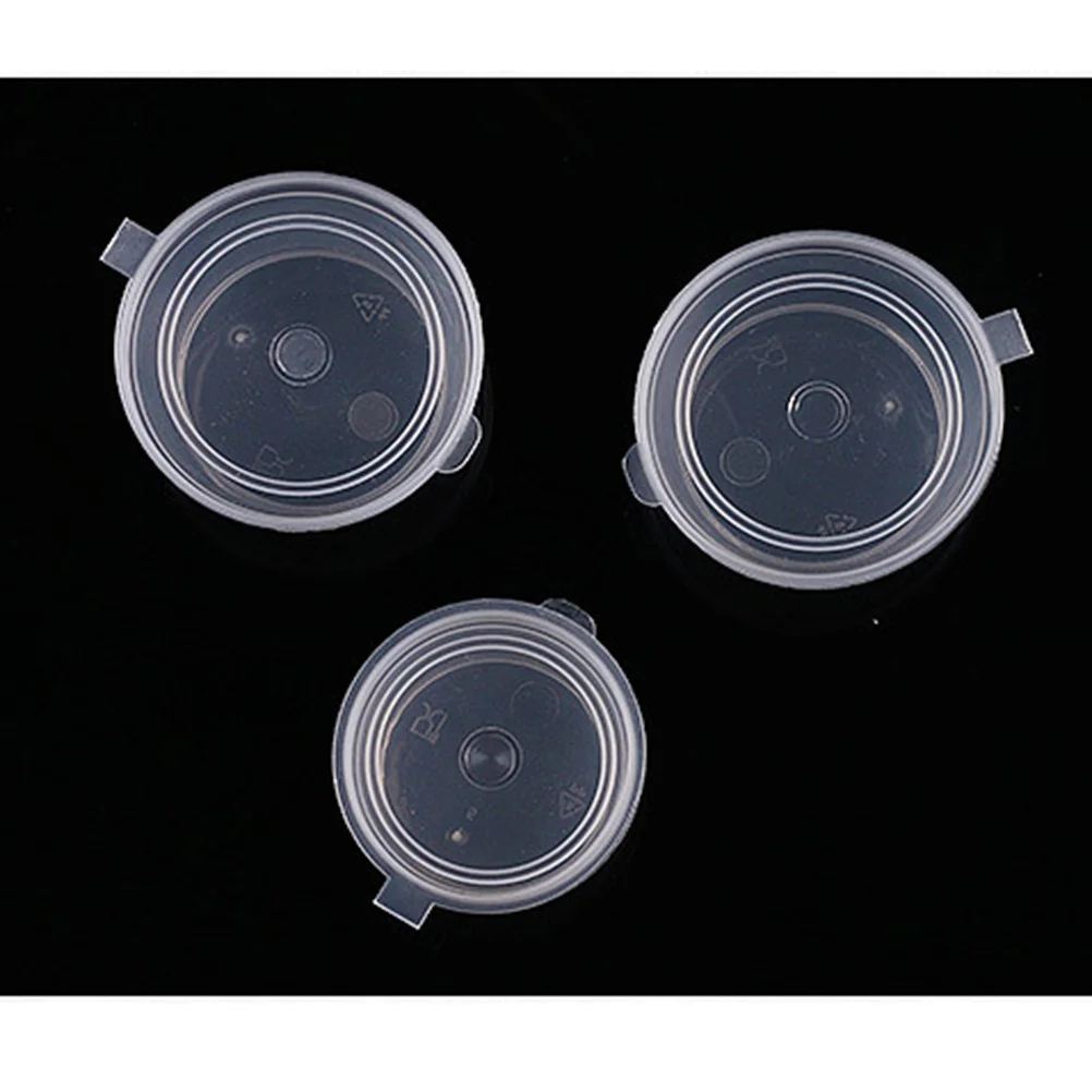 

100Pcs Disposable Sauce Cups Plastic Portion Containers for Condiment Yogurt Jelly Pudding Catering Disposable Sauce Cup