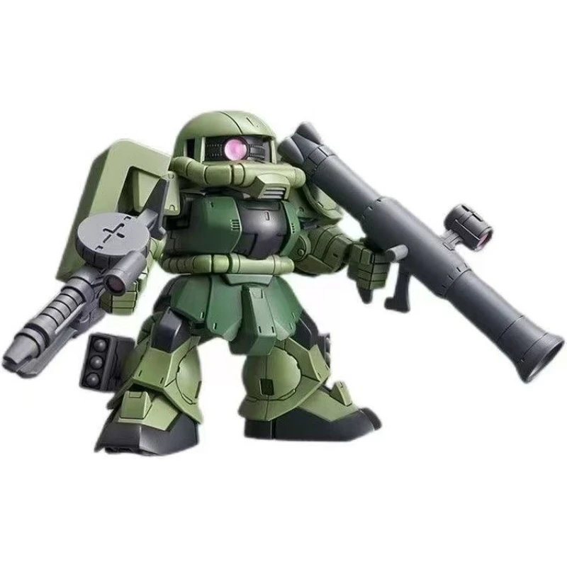 Lindo modelo de ensamblaje de juguete Zaku Ii producción en masa een versión versión Q traje móvil Robot modelo Kit para edades de 8 años en adelante regalo