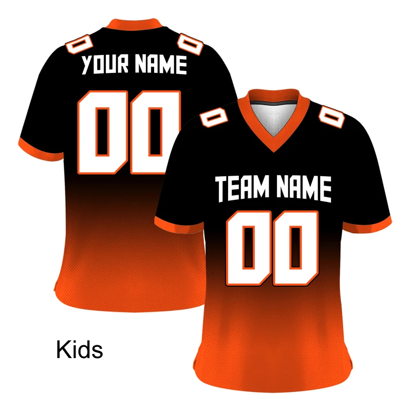 Kids Rugby Gaa Jersey Custom Team/Name T-shirt Boys/Girls Classic Urban American Soccer Jersey Blanks Child Retro Sports Shirts