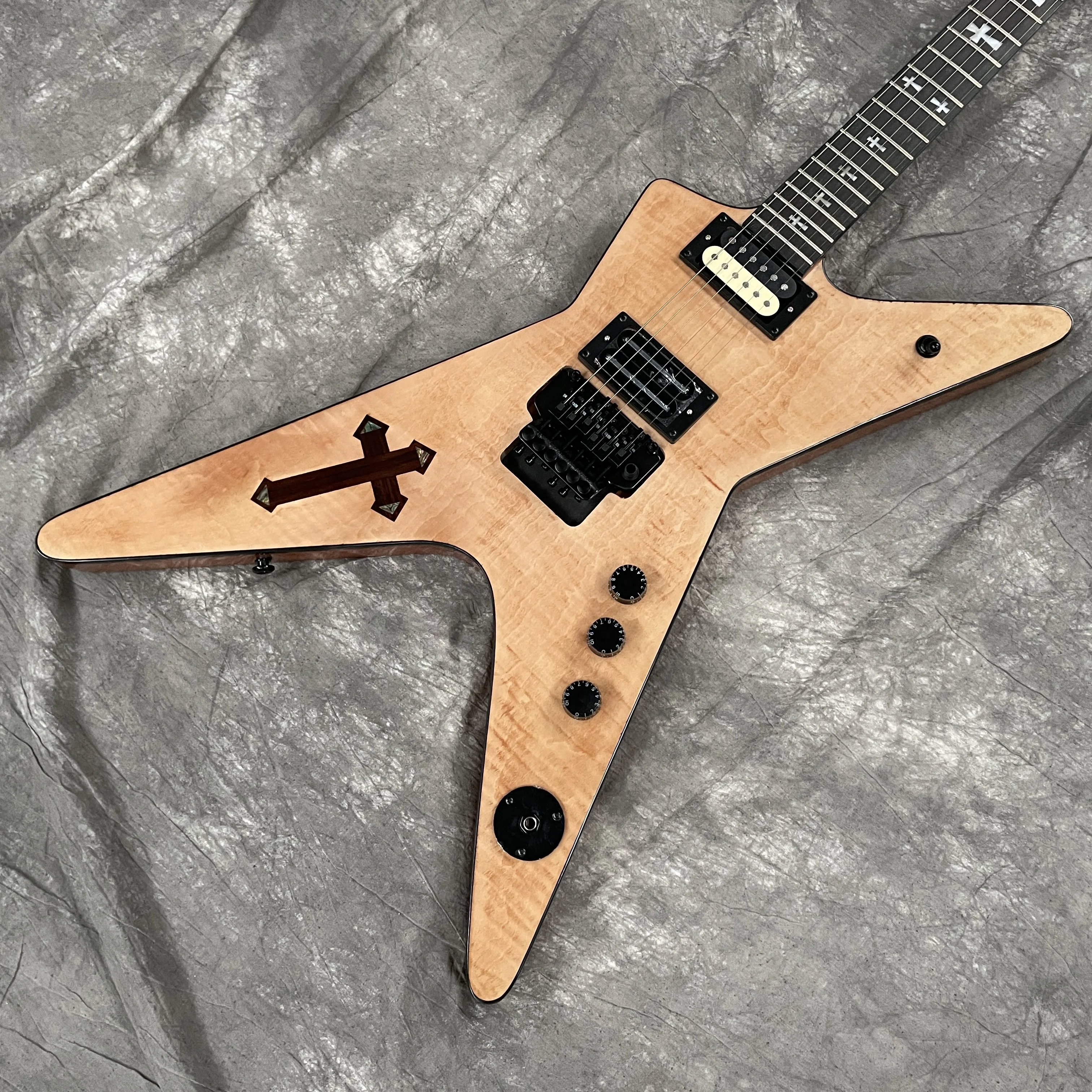 

Cross Dimebag изготовленная на заказ электрогитара бренда Washb быстрая доставка