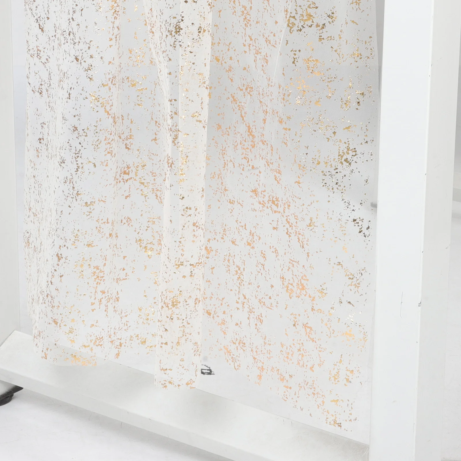 مفرش طاولة ذهبي شفاف مصنوع من مادة البوليستر المتلألئة لتزيين الطاولة الرومانسية وحفلات الزفاف وأعياد الميلاد وديكور المناسبات الفاخرة