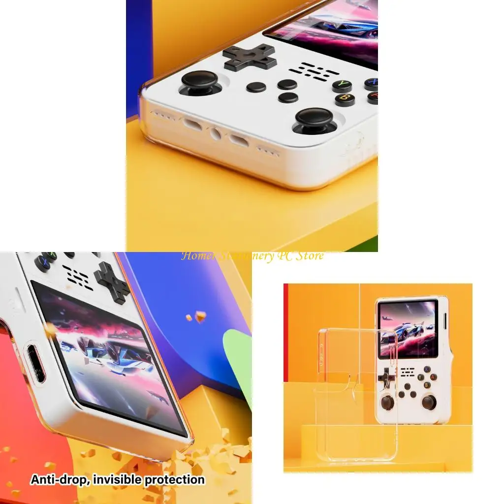Y5LA Shock Absorbing Housing Enclosure for R36S Handheld Console with Precise Cutout
