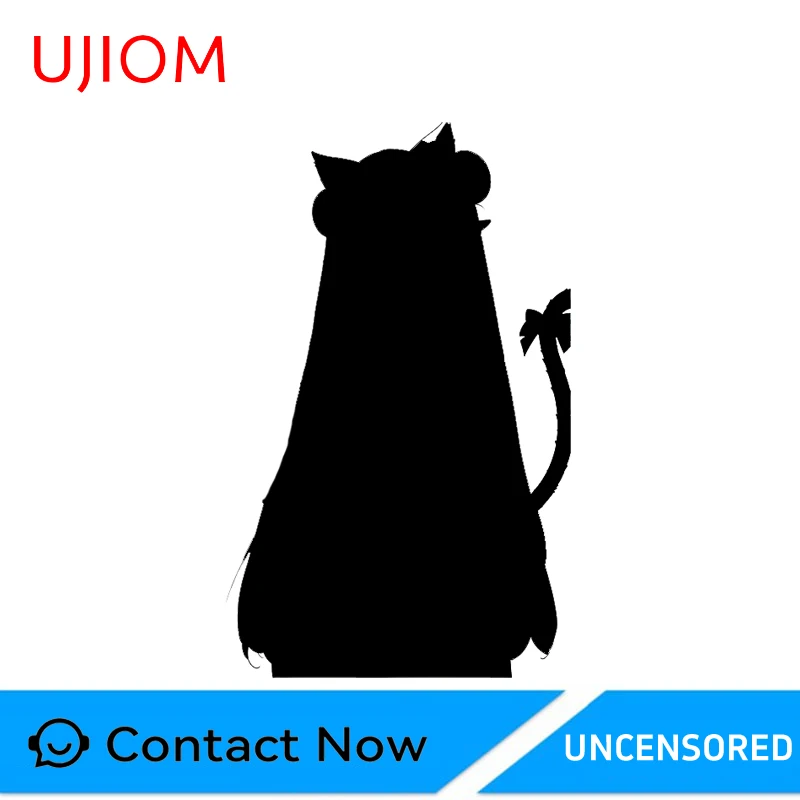 UJIOM Frieren Artistic Girl Wall Sticker Cat Ears Artistic Attractive High Quality Decal Suitable For Veneer Sofa Wall Decor