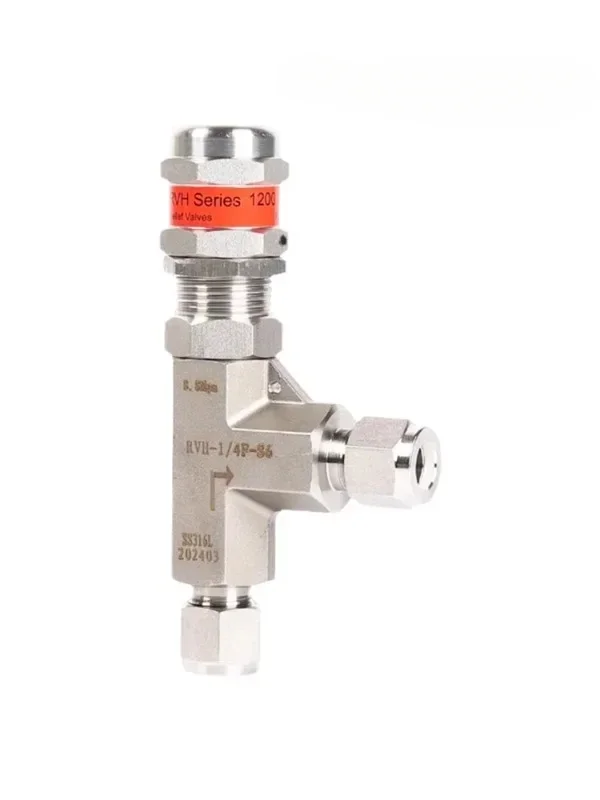 Stainless steel pressure relief valve gas sleeve spring safety valve anti-corrosion pressure reducer valve