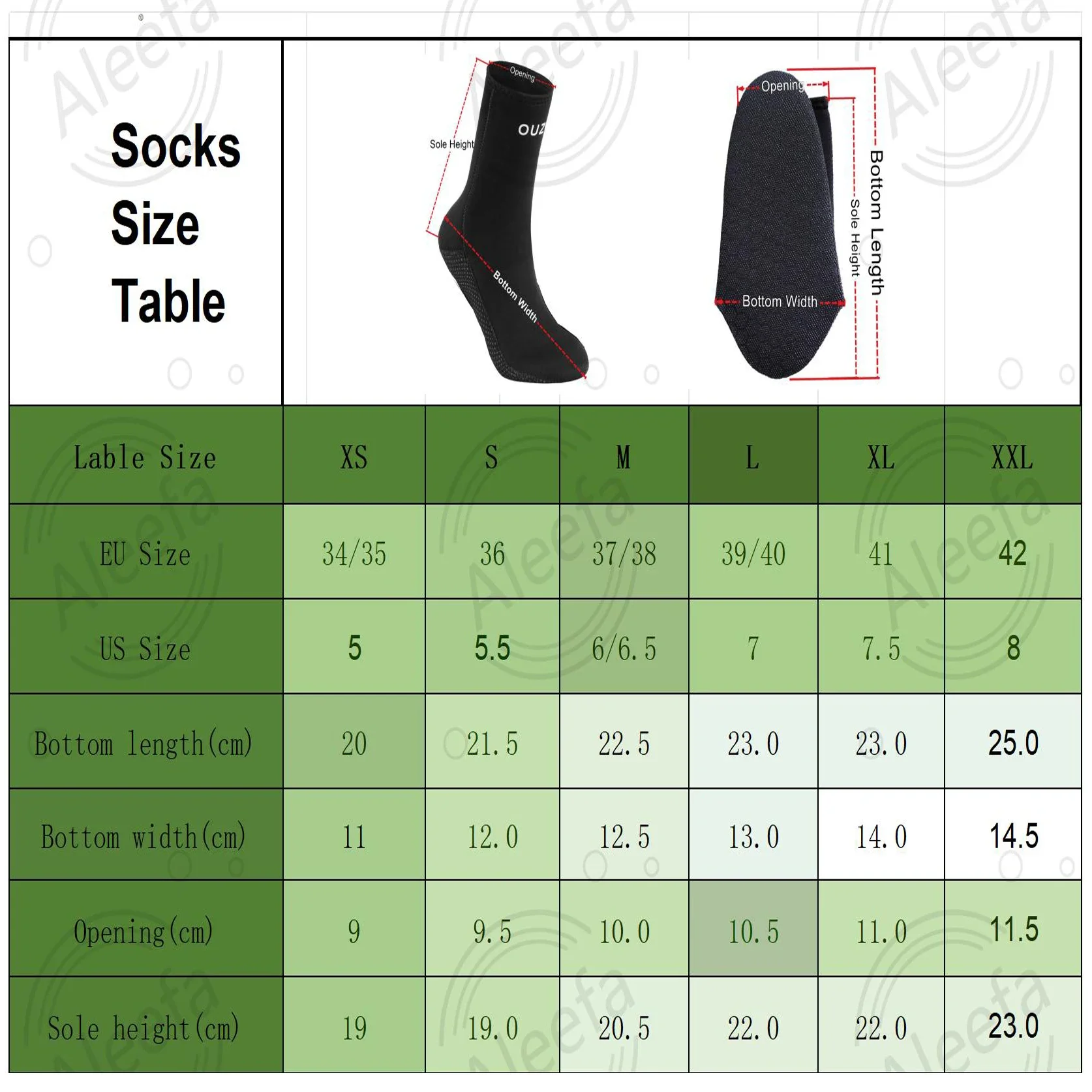 Diving Socks 3mm Neoprene Diving Socks Camouflage Beach Socks Swimming Socks Keep Warm for Scuba Diving