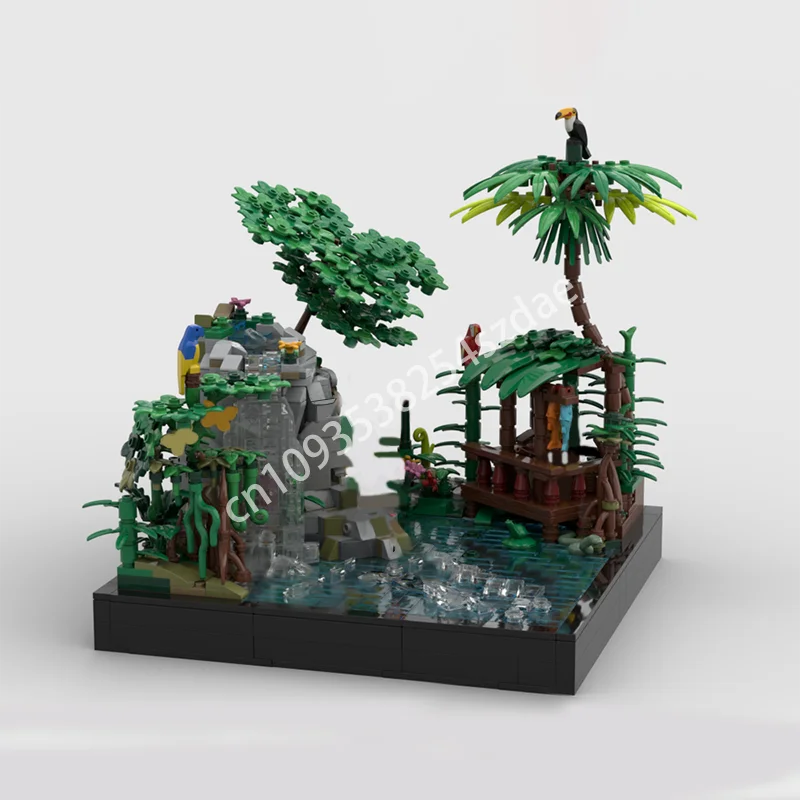 

1495pcs MOC Fighting the hungry alligator Pirates Building Blocks Assemble STEM Educational Birthday DIY Christmas toy Gift