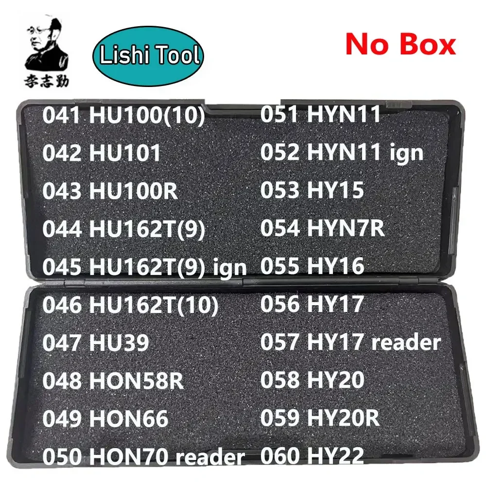 141-160 No Box Lishi 2 in 1 2in1 Tool NSN14R KYM2 HD74 HD75 KTM1 H50 H51 H60 KW16 KW18 ZD24R HY30 CY24R for Suzuki2020 Honda2020