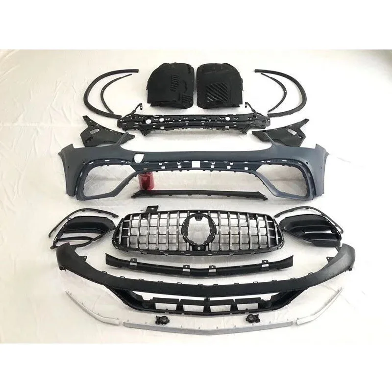 

Cc car Front Bumper for W253 GLC 200 260 Modified GLC 63S Bodykit Grille Diffuser Rear Lip 2020 2021