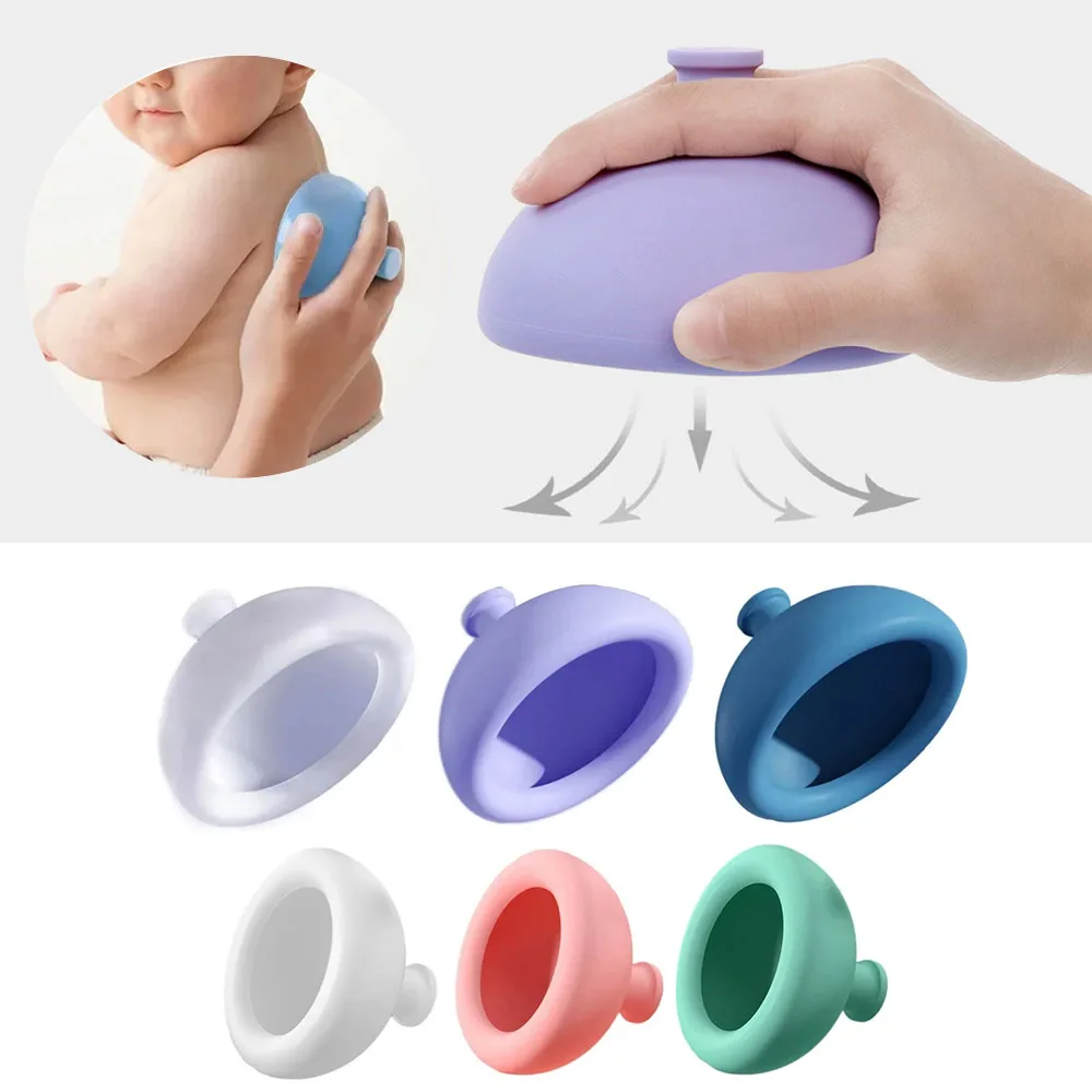 Silicone Pressure Drum Massage Sputum Remover Cup Adults Child Burping Old Man Patting Phlegm Patting Back Chest Percussion Cup