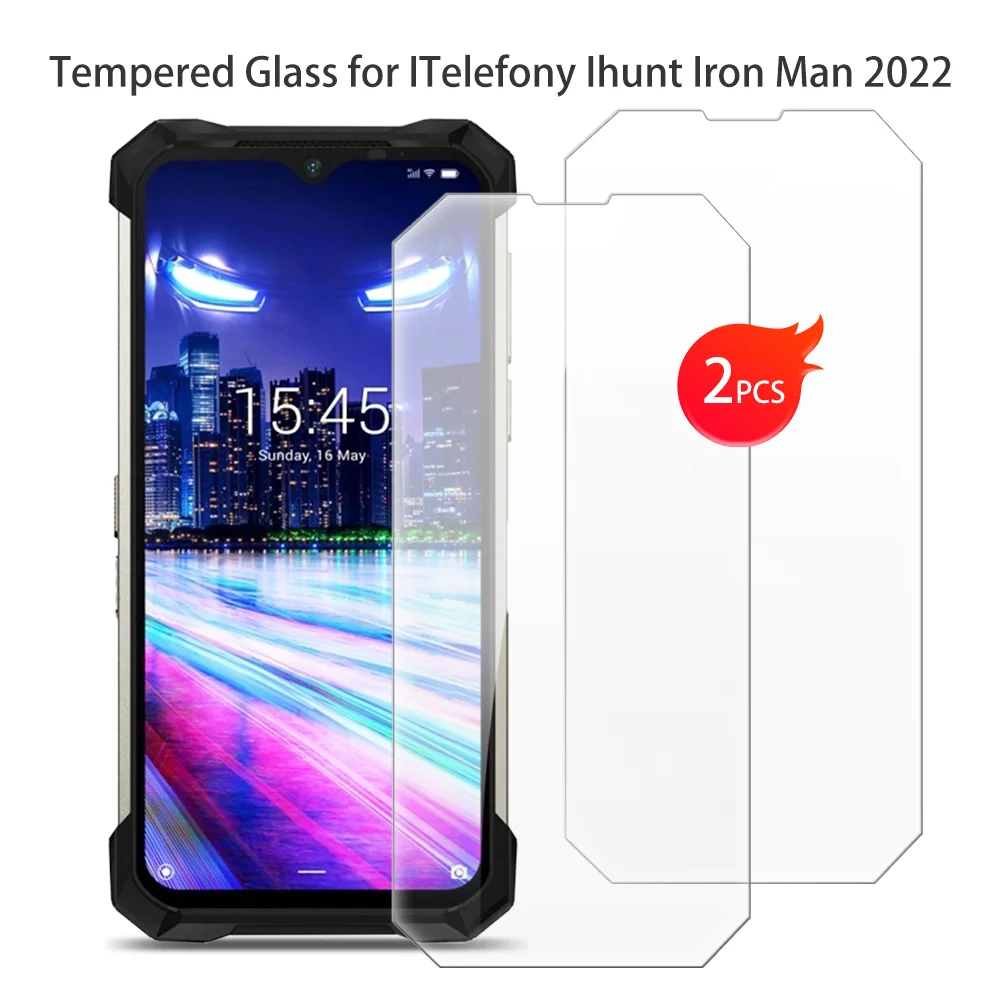 For Ihunt Iron Man 2022 Tempered Glass Protective ON Telefony Ihunt Iron Man 2022 Screen Protector Smart Phone Cover Film