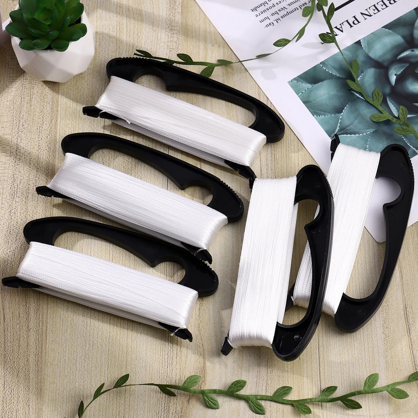 5 Pcs Winding Board with Kite Line Accessories Outdoor Sports Tool 100M Flying String