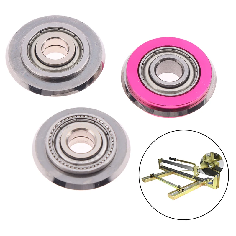 عجلة قطع الطوب والبلاط الزجاجي ، شفرة سكين تحمل دوارة يدوية ، قاطعة دفع ، أداة كربيد التنغستن ، سبيكة معدنية