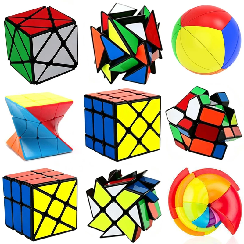 

Уникальные фигурные скоростные кубики 3x3, 2x2, SQ1, Skewb, JinGang Heart, Apple Star — магические головоломки, развивающие мышление, игрушки для решения задач, тесты на IQ