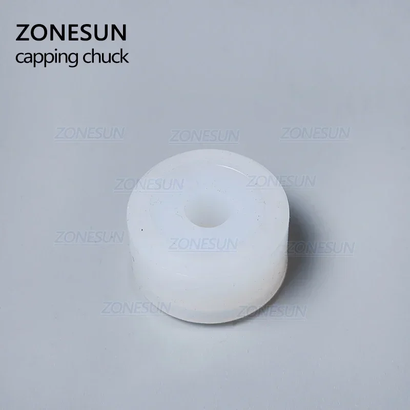 ZONESUN 마찰 휠 고무 패드 캡핑 척 헤드 XLSGJ-6100 의료용 병 캡핑 기계 화장품 향수 주스용
