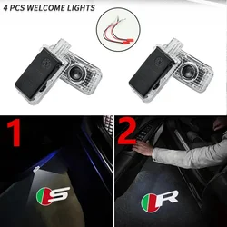 2Pcs LED Car Door Emblem Light Welcome Lamp Laser Projector for Jaguar S R Sport Logo F-TYPE F-PACE I-PACE XF XE XJ X-Type