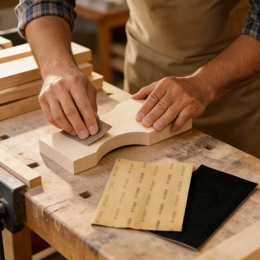 Premium Waterproof Wet Dry Sandpaper Sheets Finishing Abrasive Paper Hand Sanding Grinding For Woodworking Metal Crafts Art