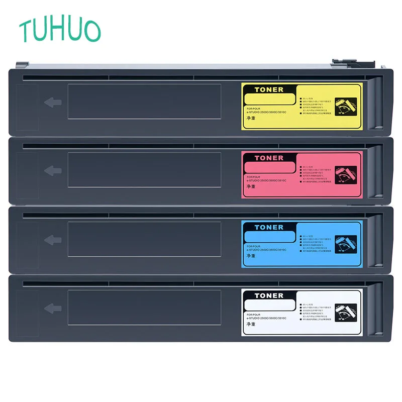 1 قطعة خرطوشة الحبر T-FC25 لتوتوشيبا E-Studio 2040C 2540C 3040C 3540C 4540C متوافق اليابان اللون الحبر BK:500 جرام CYM:400 جرام