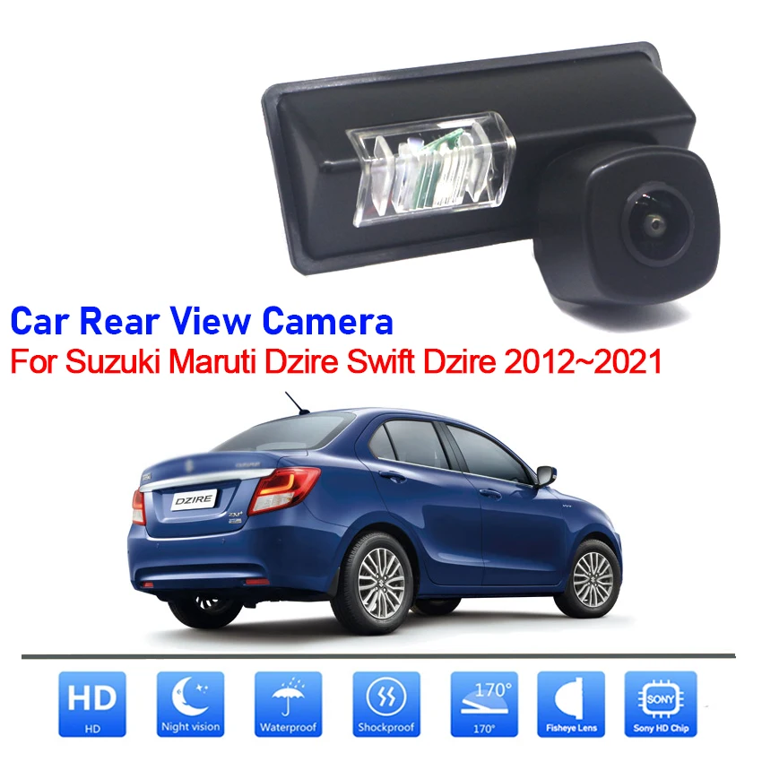 

Rear View Camera For Suzuki Maruti Dzire Swift Dzire 2012~2018 2019 2021 CCD HD Night Vision Reverse Parking Backup Camera