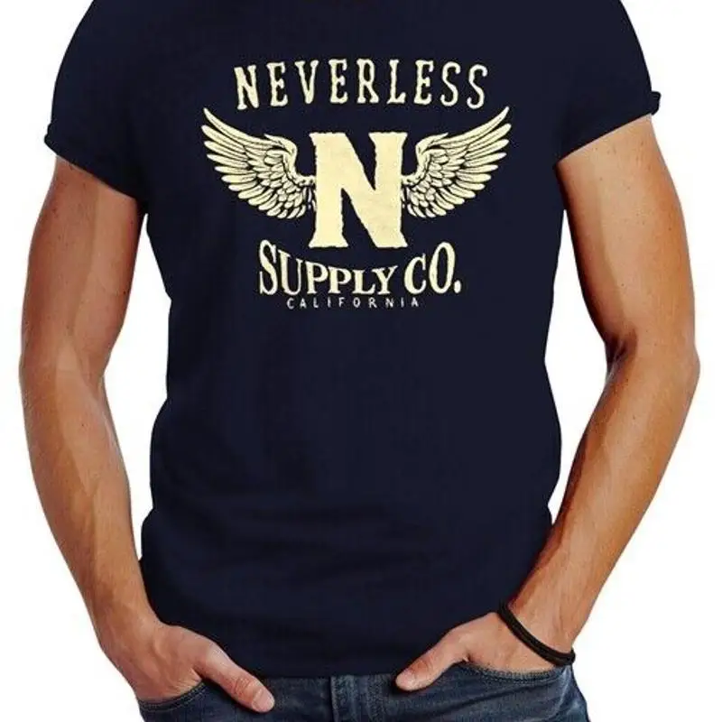 Mens Neverless Supply Eagle Wings Slim Fit Neverless® TShirt