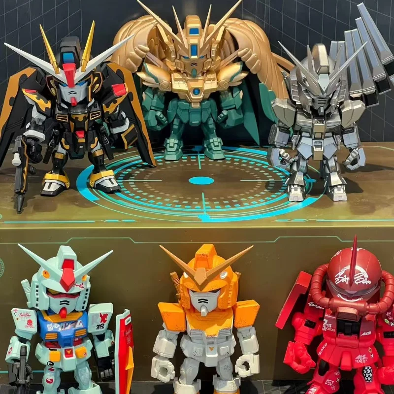 

Новый запас Bandai Qms Mini Freedom, оригинальное крыло, пять юбилеев, памятная серия, слепая коробка, модель автомобиля, фигурка, подарки