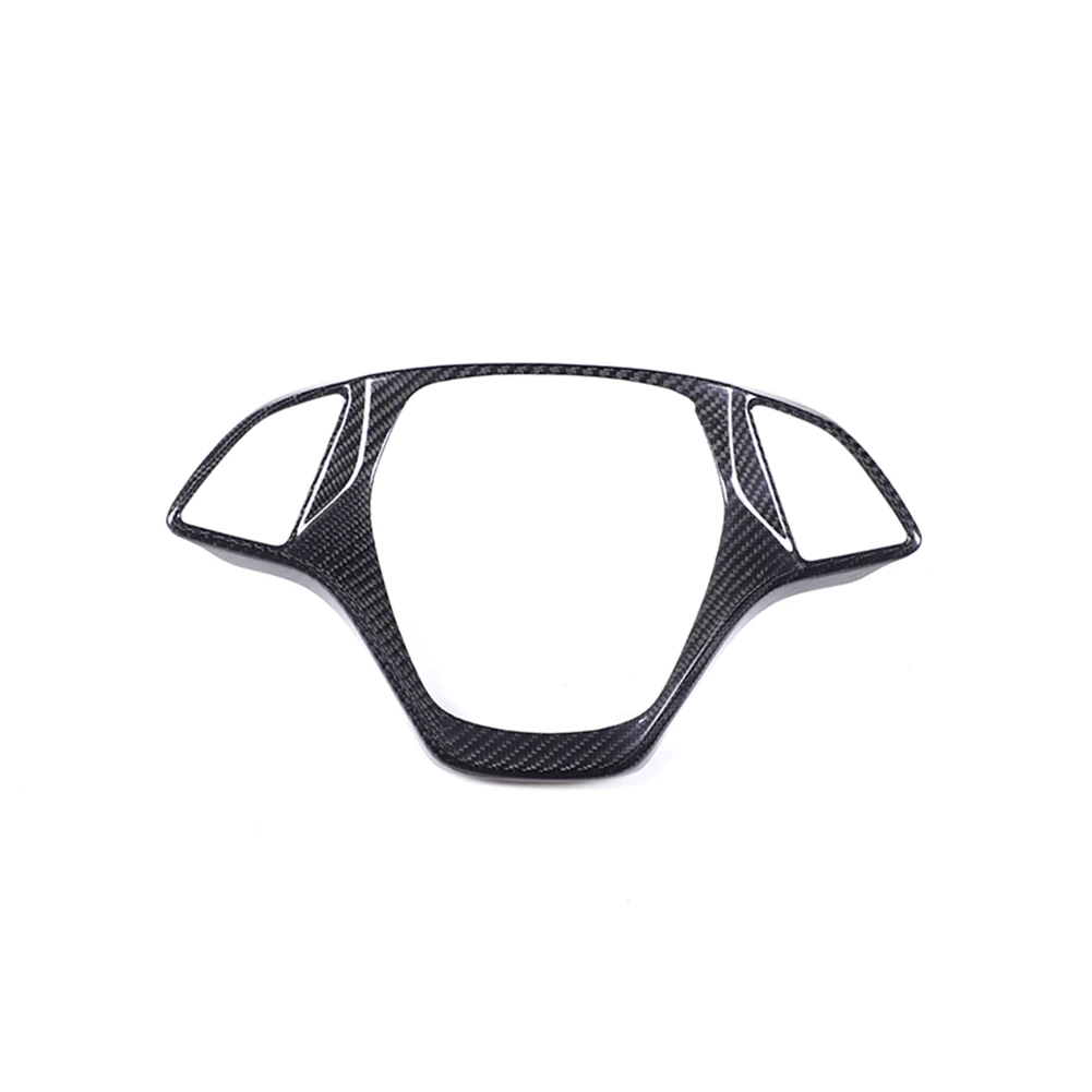 

Car Carbon Fiber Steering Wheel Panel Cover Trim Decoration Frame Sticker for Chevrolet Corvette C7