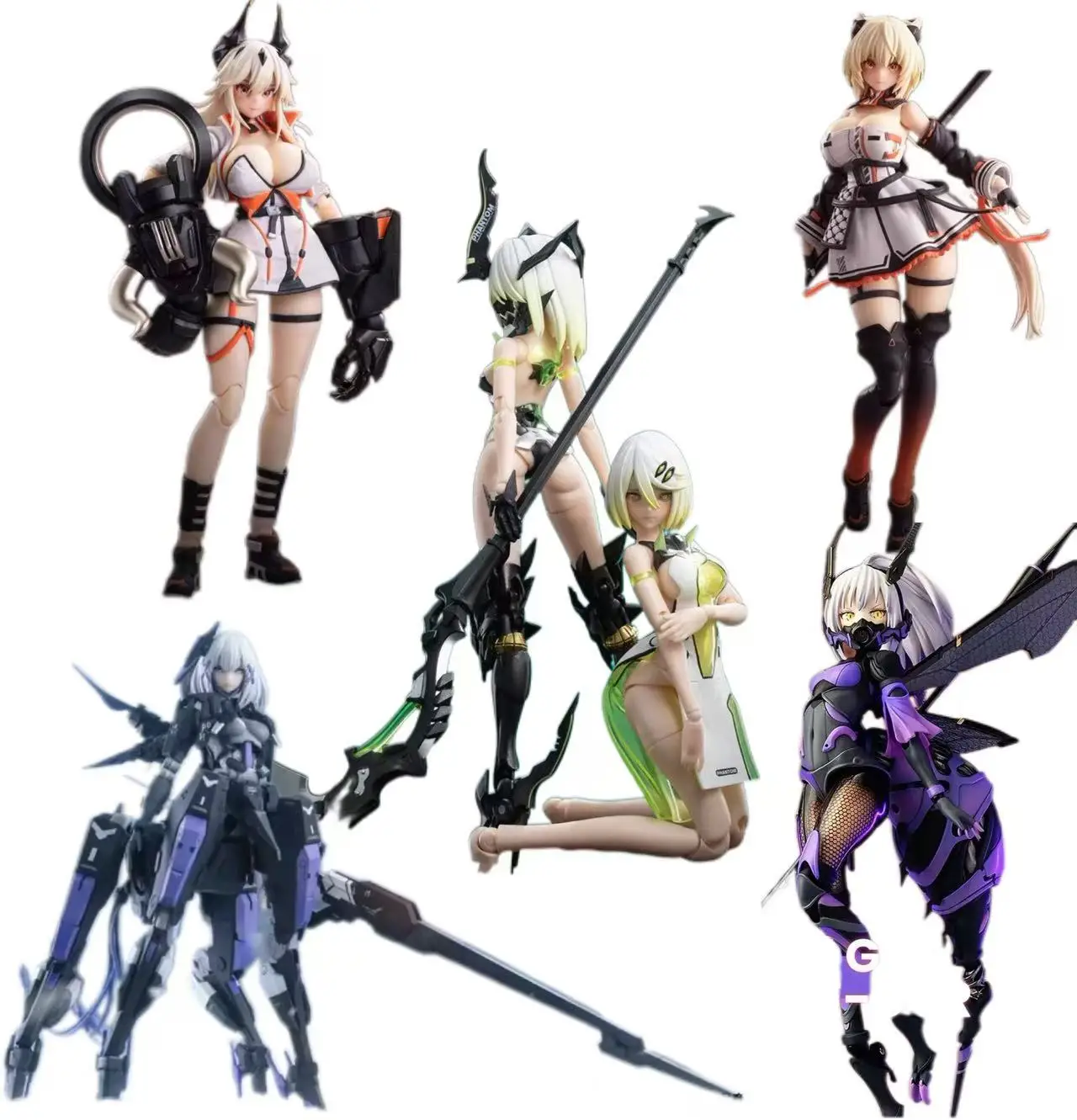 in stock Snail Shell Wasp Three-leaf Ghost Assassinator Sand Weaving Sakura Victoria Can Move Mother Model Toy Hand-made