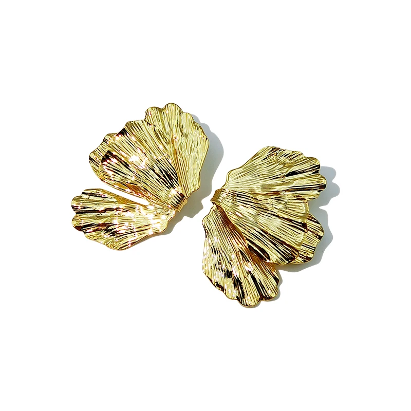 Новые китайские серьги-бабочки, нишевые легкие роскошные серьги-гвоздики в стиле ретро, темпераментные высококачественные металлические серьги