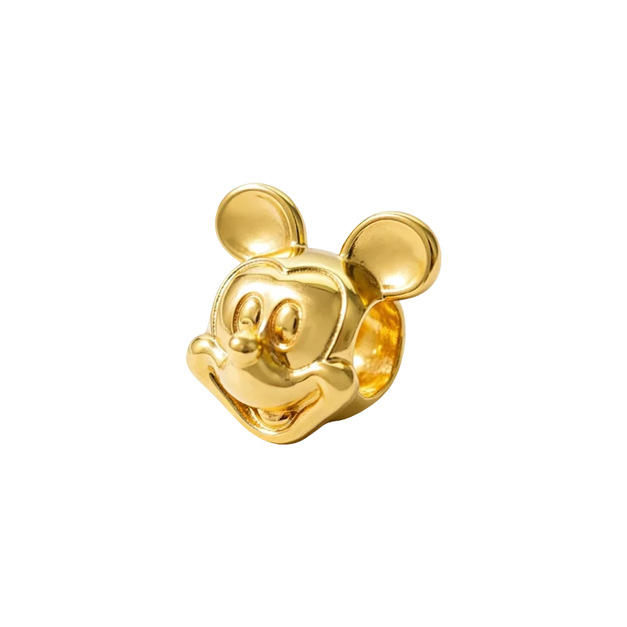 New Bestseller Original Charm Beads,Hollow Out Mickey Mouse Series,Donald Duck Charm Bead,Fit Pendant Bracelet Women JewelryGift view 2