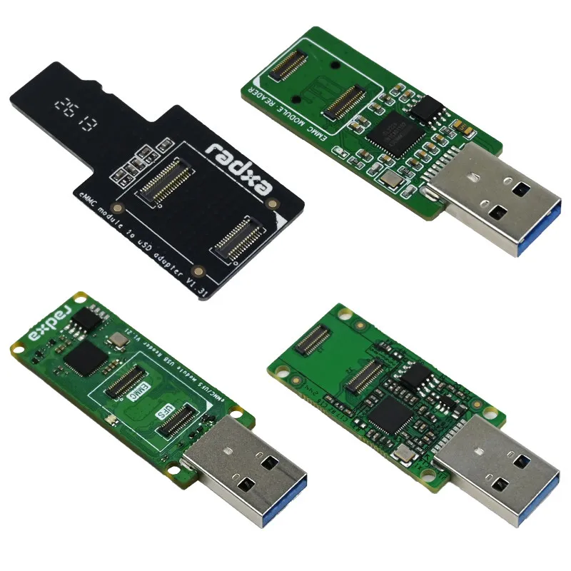 eMMC UFS Card Reader Adapter Board Orange Pi EMMC to USB Reader Writer Programmer