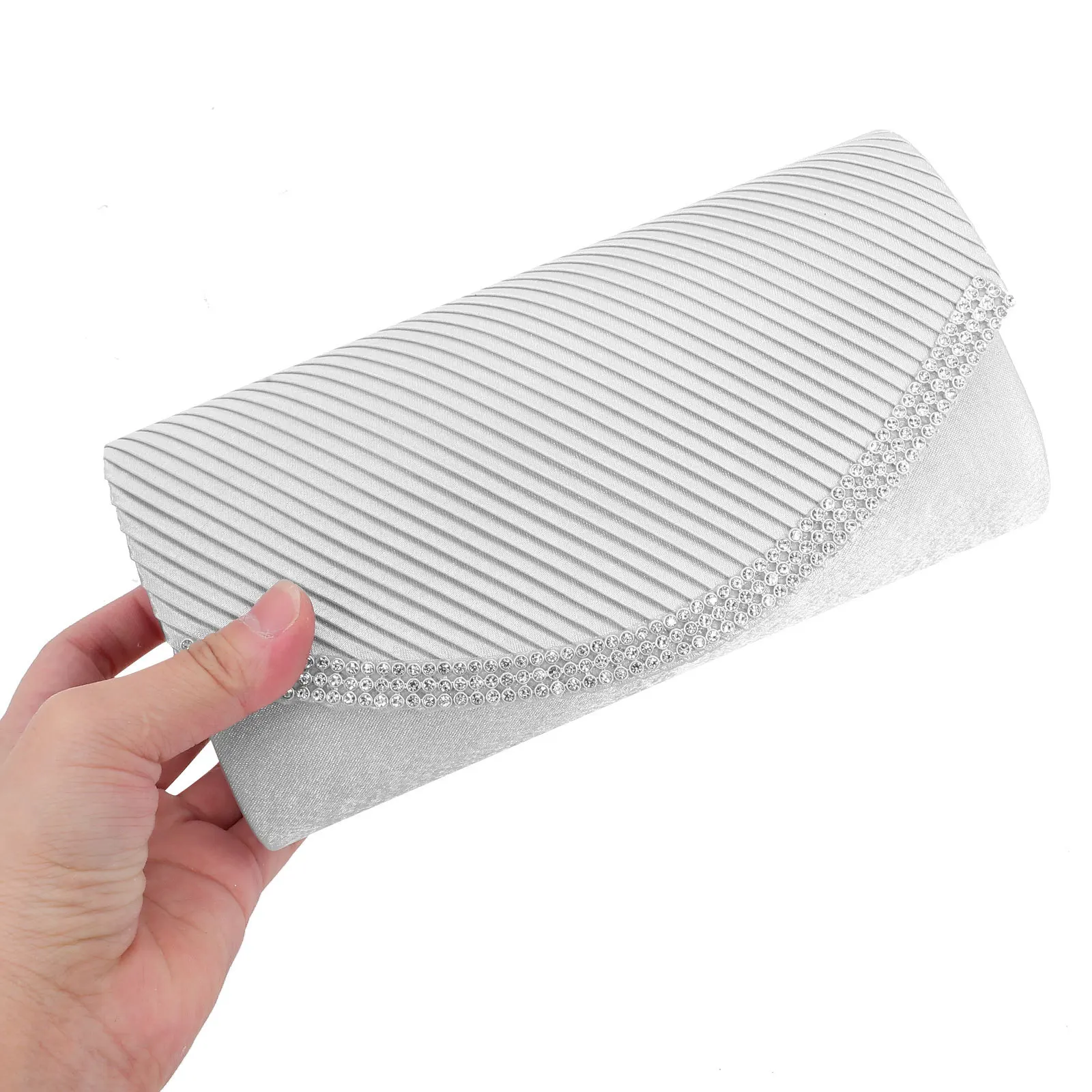

Evening Bag Clutch Purse Women Envelope Stylish Evening Purse Chain Strap Secure Closure Wedding Prom Party Clutch Bag